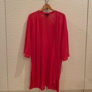 Donna Karan pink cardigan